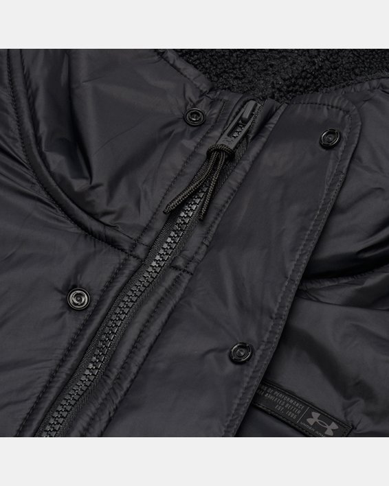 Damen UA Missio Jacke mit durchgehendem Zip, Black, pdpMainDesktop image number 8